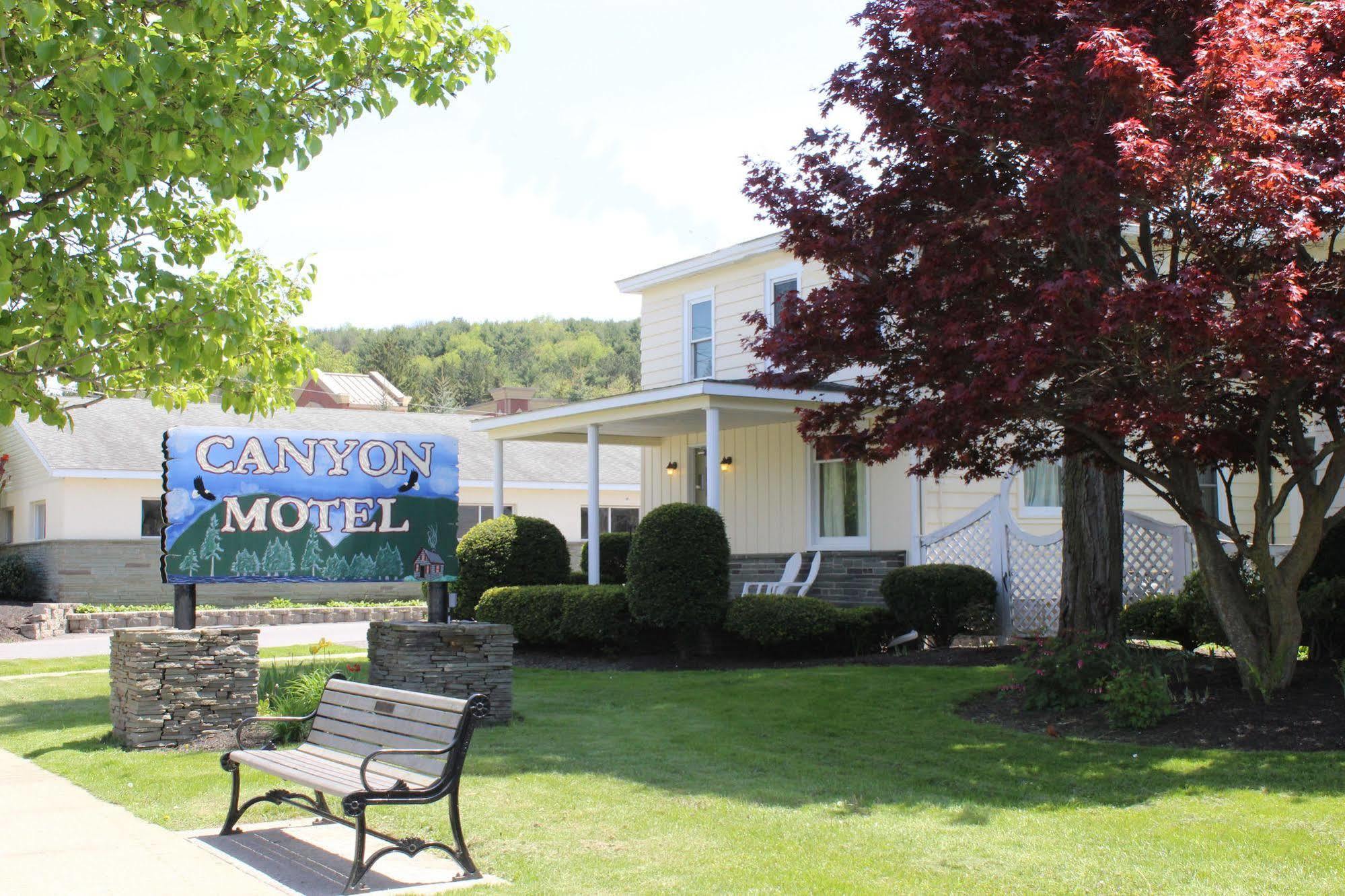 Canyon Motel Wellsboro Exteriör bild