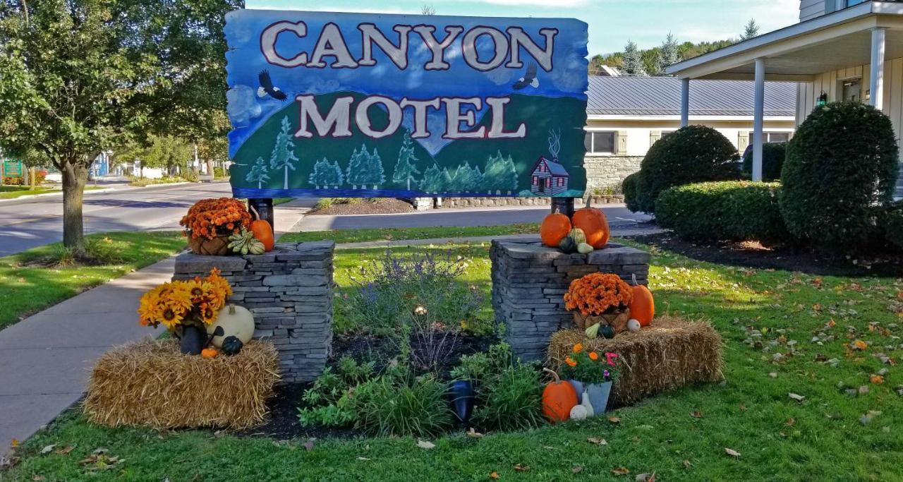 Canyon Motel Wellsboro Exteriör bild